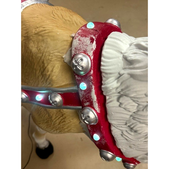 RARE Home Depot 4.5 ft LED Blow-mold ONE LARGE VIRAL Reindeer Holiday Decoration - Picture 6 of 16